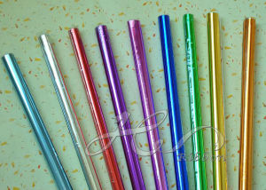 Christmas Promotional Various Color High Glossy Metallic Gift Wrapping Paper Rolls