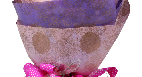 Valentine's Day Various Pattern Printed Flowers wWrapping Paper