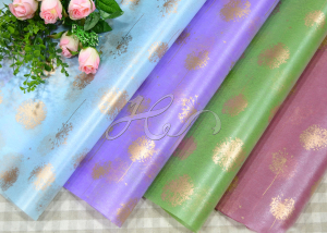 Festival Decorative Flora Wrapping Paper