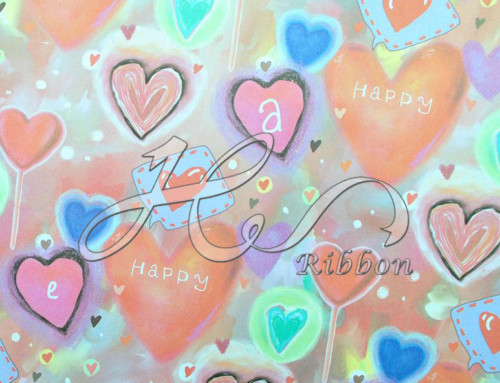 The Wrapping Paper Company Supply Festival Gift Warpping Heart Printed Gift,Flowers,Holiday Packing Wrapping Paper