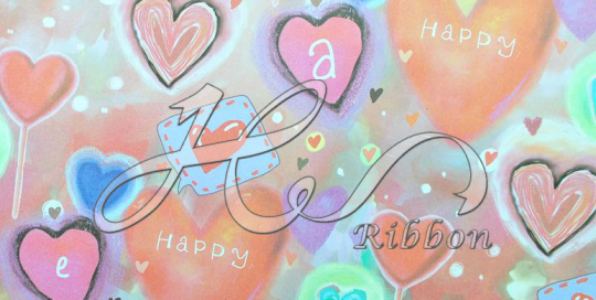 High Quality Festival Gift Warpping Heart Printed Paper