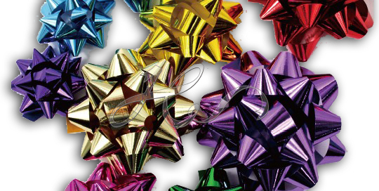 Many Colors and Sizes Fashional Metallic Star Bow for Wholesale