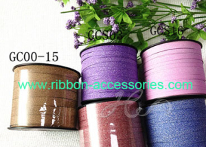 Glitter Crimped Curling Ribbon Spools,316 x 250 yards