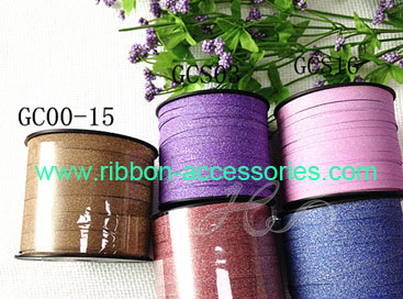 Glitter Crimped Curling Ribbon Spools,316 x 250 yards