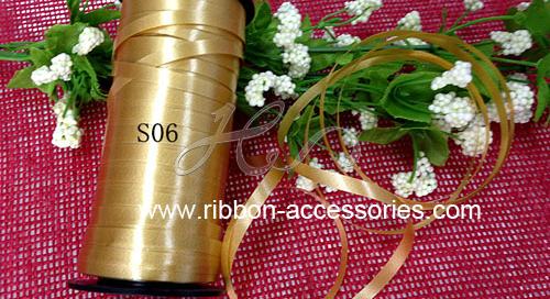 Glossy Shiny plain curling Curling ribbon balloon rope