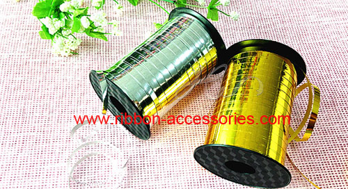 Holographic Lamination Crimped Balloon Rope Curling Ribbon Spools