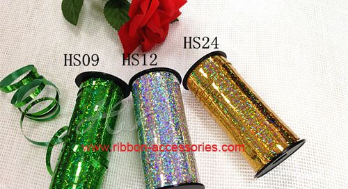 Holographic Lamination Crimped Ribbon Spools,Curling Ribbon and Curly Ribbon Spools