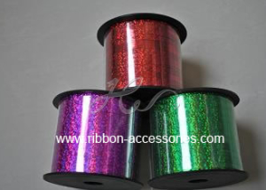 Holographic Lamination Poly Crimped Curling Ribbon