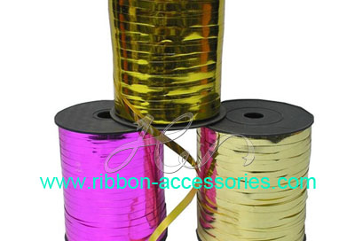 Metallic Curling Ribbon,Color Metallic Bonded Curly Curling Ribbon Spools 5mm x 250mm and 5mm x 500mm for sale