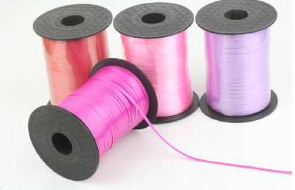 Plain Poly crimped Curly Ribbon Spools