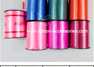 Very Low Price Plain Poly Balloon Crimped Curling Ribbon Spools for Sale