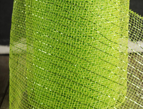 Poly Lime Green Deco Mesh Ribbon Spools